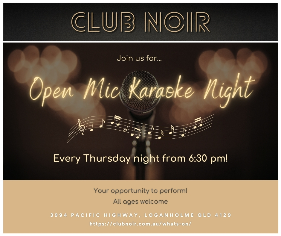 Club Noir Karaoke Night (Instagram Story) (Facebook Post)